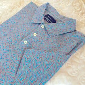 Bugatchi Short Sleeve Golf Jersey Size XL